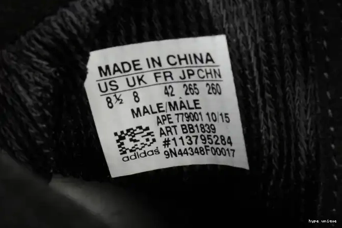 hype Boost Triple Adidas Cblack 750 Black Yeezy BB1839 0520